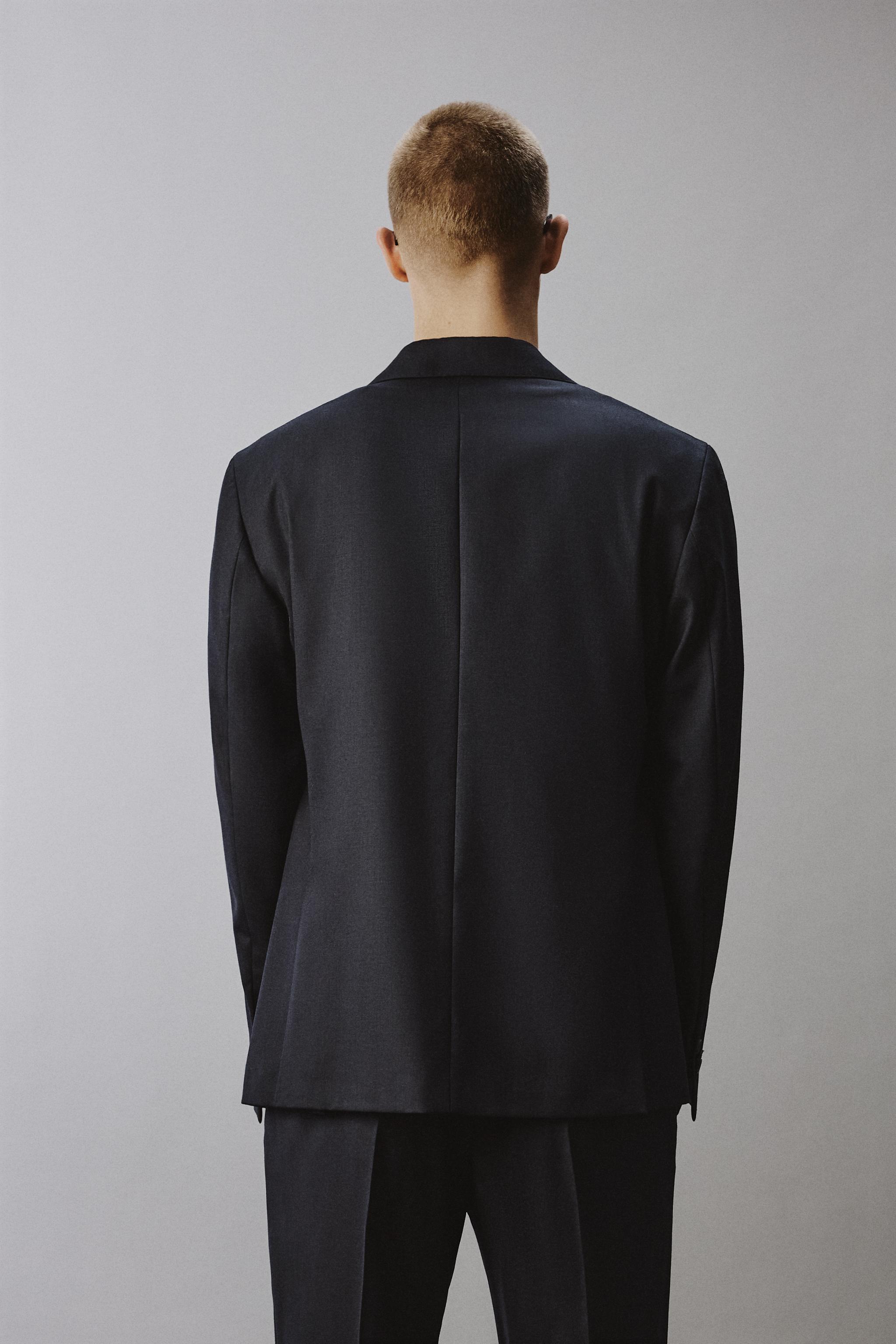 100% WOOL SUIT BLAZER